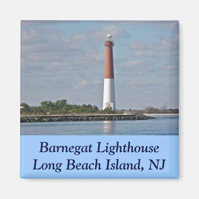 Aimant "Old Barney" Barnegat Lighthouse LBI NJ (Devant)