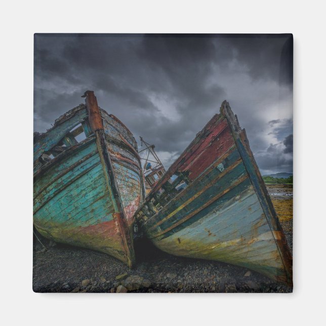 Aimant Old fishing boats (Devant)
