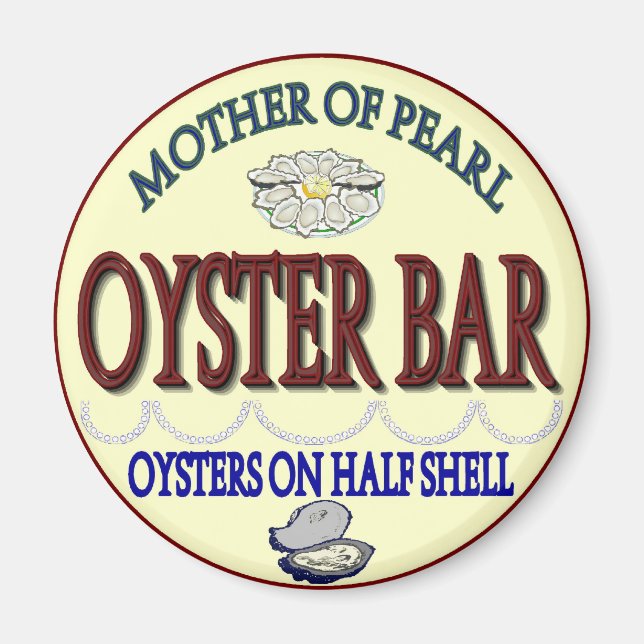 Aimant Old Pearl Oyster Bar (Devant)