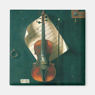 Aimant Old Violin Still Life par William Michael Harnett