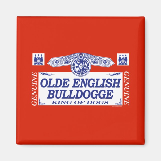 Aimant Olde English Bulldogge (Devant)