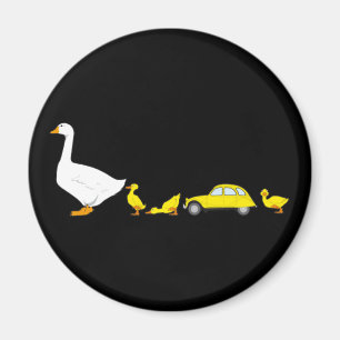 Aimant Oldtimer 2cv Entenfamilie