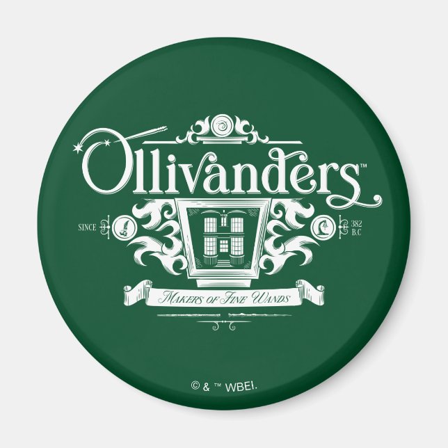 Aimant OLIVANDERS™ Makers of Fine Wands (Devant)
