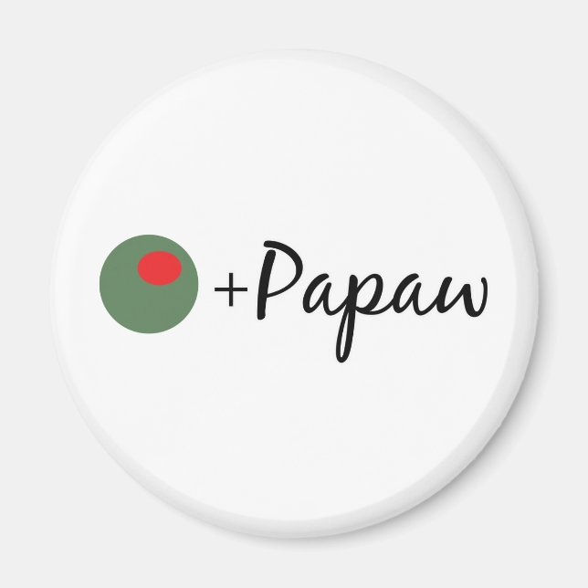 Aimant Olive Papaw (Devant)