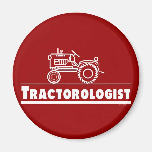 Aimant Ologiste de tracteur RED (Devant)