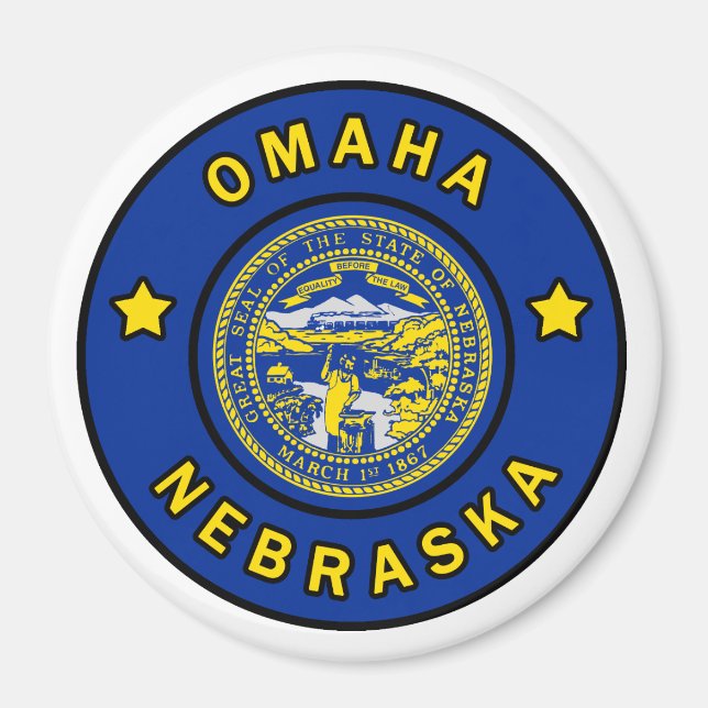 Aimant Omaha Nebraska (Devant)