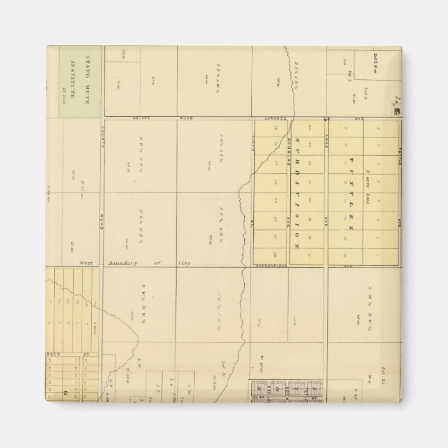 Aimant Omaha Nord, Nebraska (Devant)