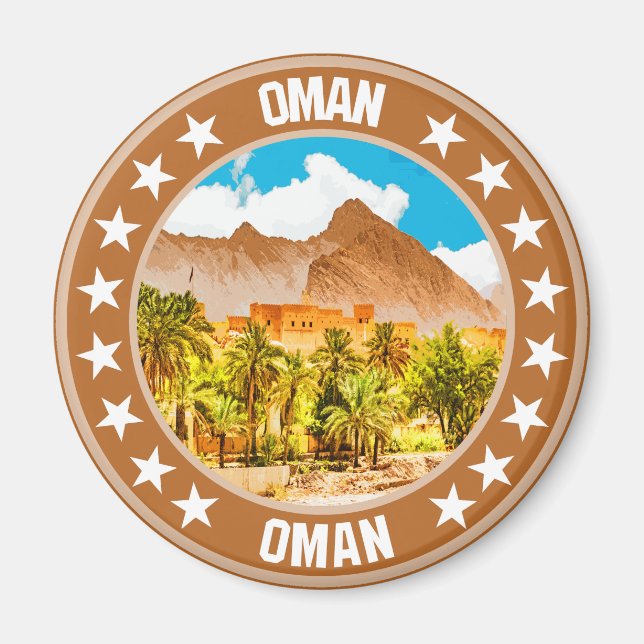 Aimant Oman (Devant)