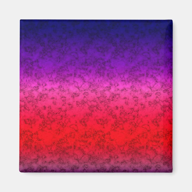 Aimant Ombre bleu-rouge (Devant)