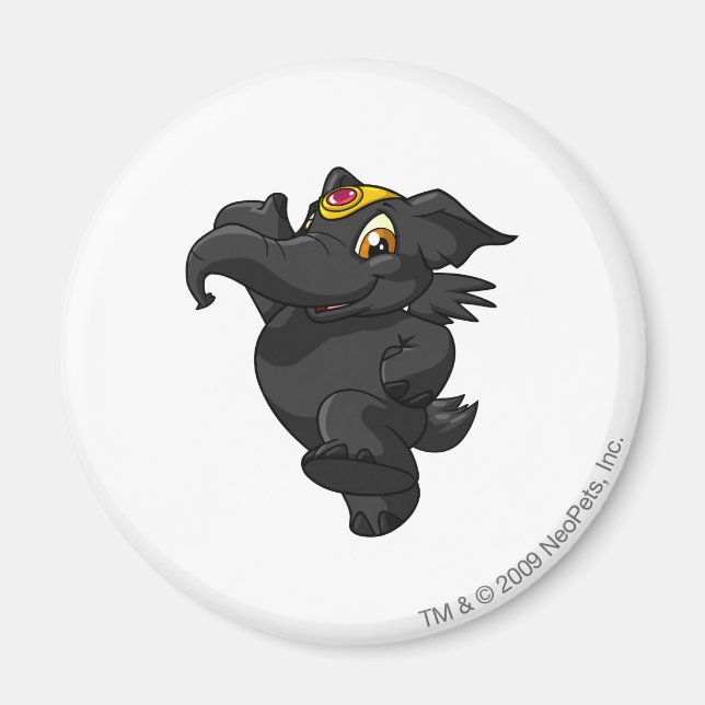 Aimant Ombre de l'éléphante (Devant)