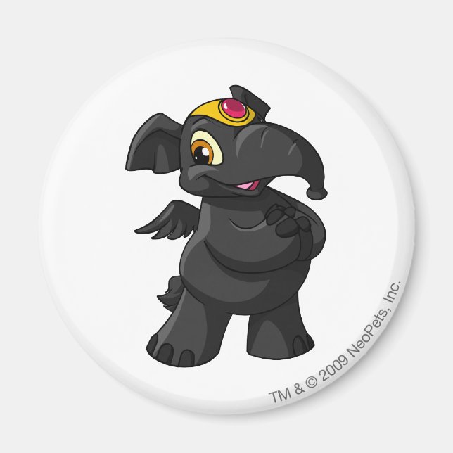 Aimant Ombre de l'éléphante (Devant)