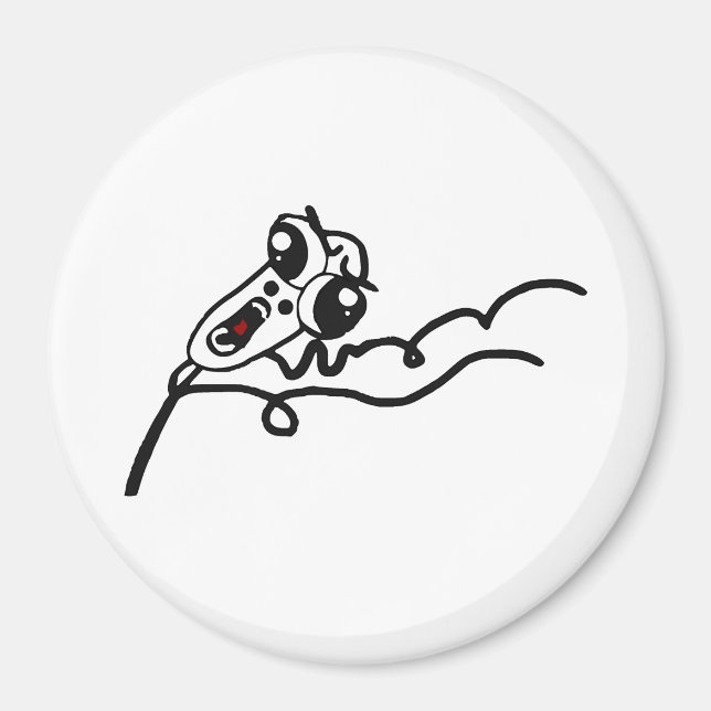 Aimant OMG RUN Scared Rage Face Comic Meme (Devant)