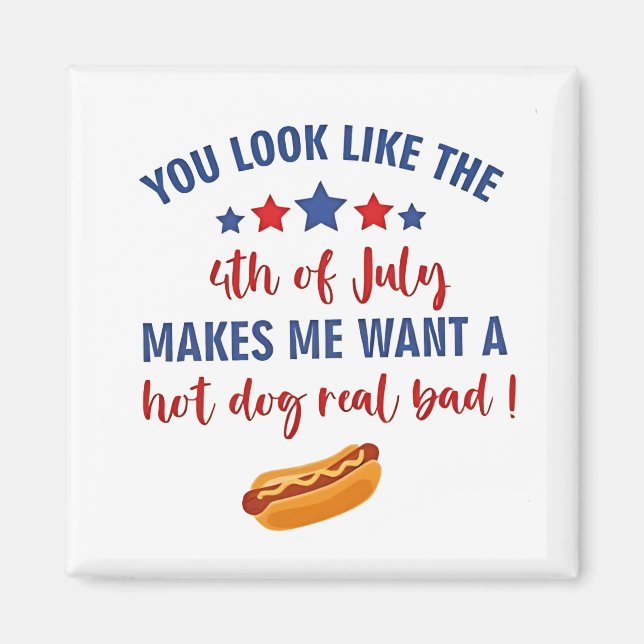 Aimant On dirait que le 4 juillet me donne envie (Devant)