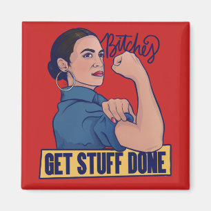 Aimant On fait des trucs AOC Rosie le riveter