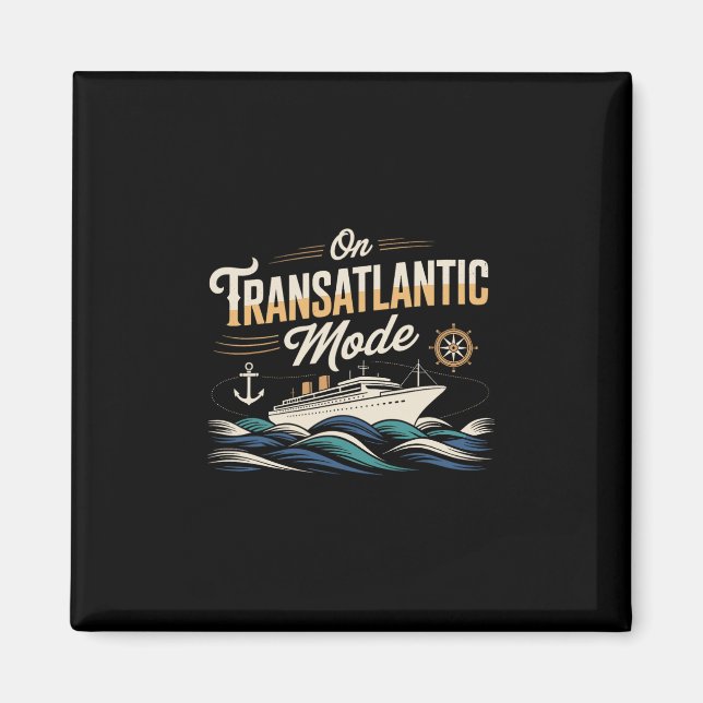 Aimant On Transatlantic Mode Shirt Transatlantics Shirts  (Devant)