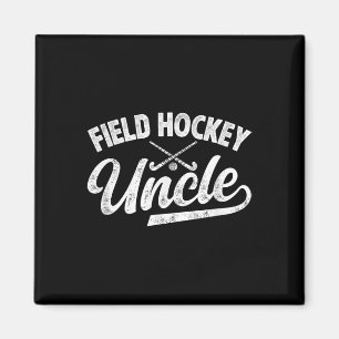 Aimant Oncle de hockey sur gazon d'un joueur de hockey su