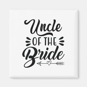 Aimant Oncle De La Mariée Mariage Fête Famille Mariage Sh