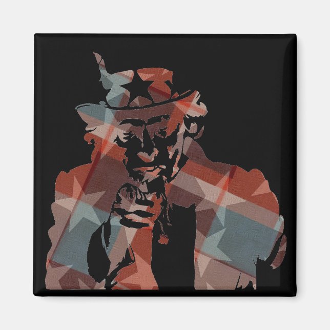 Aimant Oncle Sam (Devant)