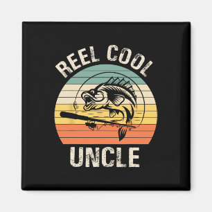 Aimant Oncle vraiment cool Hommes Pêche Cadeau drôle pour