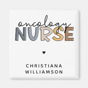 Aimant Oncologie personnalisée Infirmière Oncologie RN Ca