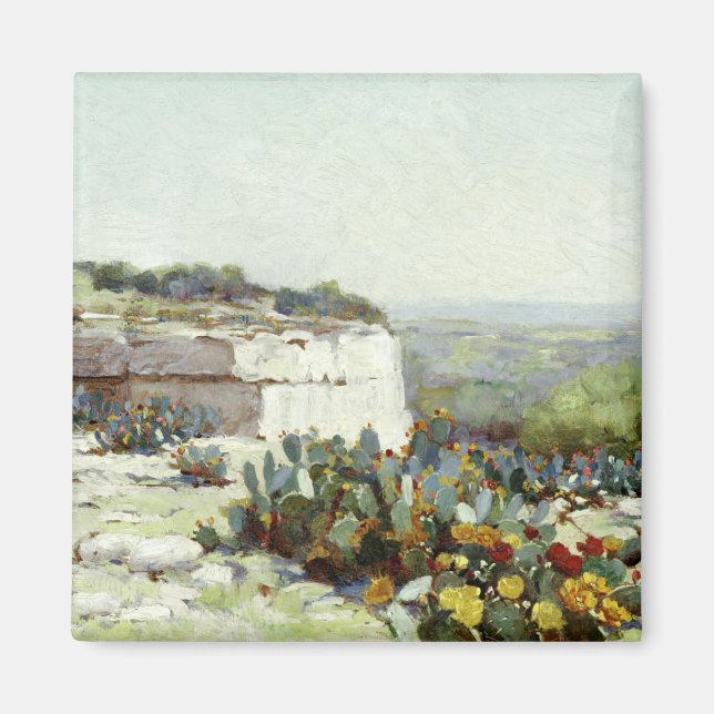 Aimant Onderdonk - Prickly Pear en fleurs (Devant)