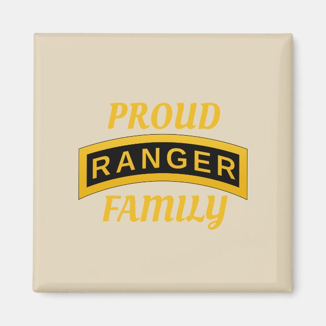 Aimant Onglet École des Rangers de l'Armée - Famille Fièr (Devant)