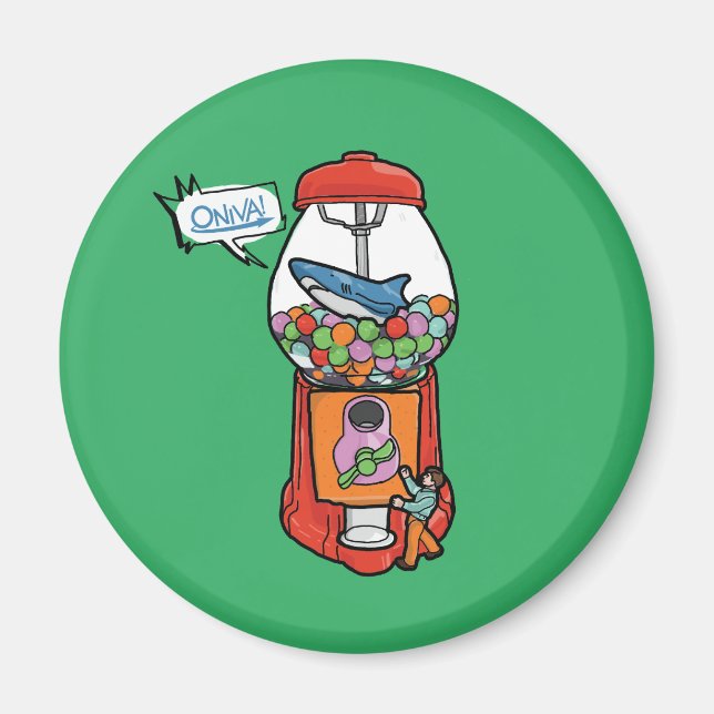 Aimant ONIVA ! Gomme Balloune (Devant)