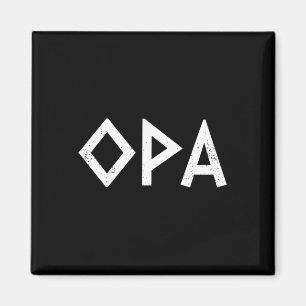 Aimant Opa Grecque Pride Grecque Ancien Drapeau Grec Funn