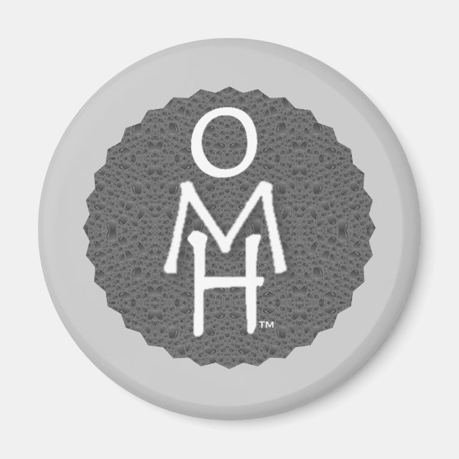 Aimant Open Mind & Heart. Soyez humains, soyez gentils. (Devant)