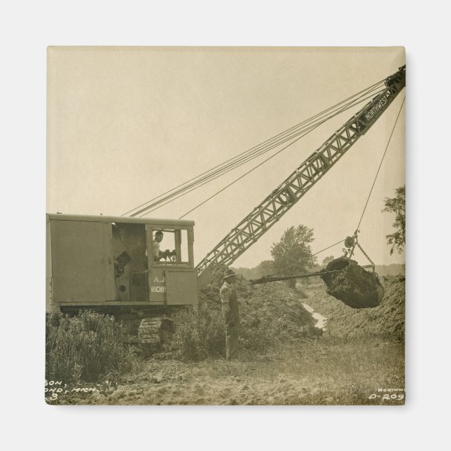 Aimant OPÉRATEUR DE CÂBLES DE CRANE DU Nord-Ouest EXPLOIT (Devant)