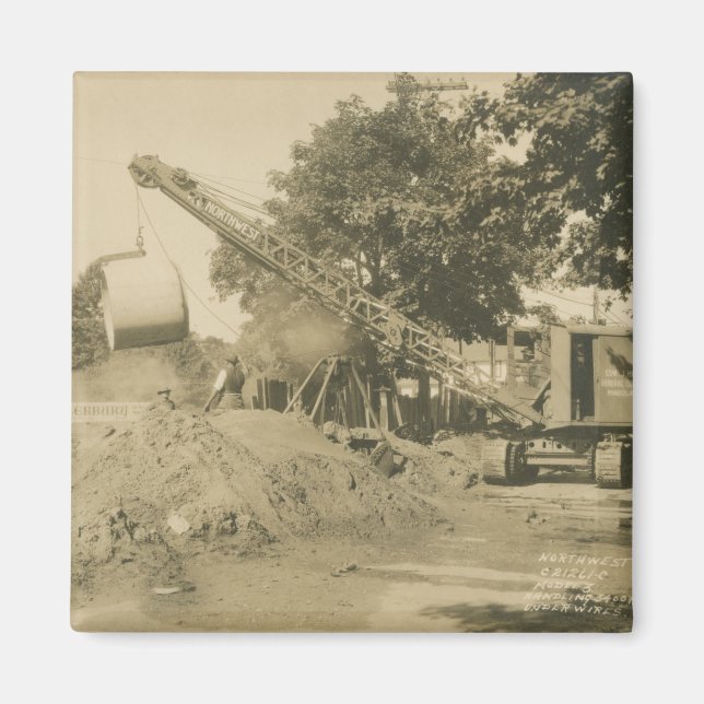 Aimant OPÉRATEUR DE CÂBLES DE CRANE DU Nord-Ouest EXPLOIT (Devant)