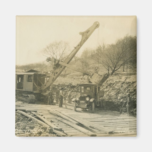 Aimant OPÉRATEUR DE CÂBLES D'EXPLOITATION DE CRANE DU Nor (Devant)