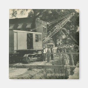 Aimant OPÉRATEUR DE CÂBLES D'EXPLOITATION DE CRANE DU Nor