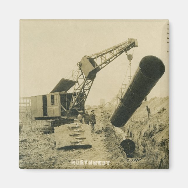 Aimant OPÉRATEUR DE CÂBLES D'EXPLOITATION DE CRANE DU Nor (Devant)