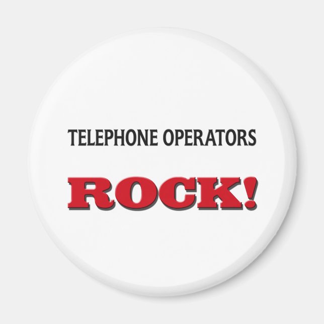 Aimant Opérateurs de téléphone Rock (Devant)