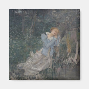Aimant Ophélie (femme qui pleure) (par Jules Bastien-Lepa