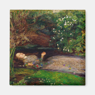 Aimant Ophélie, John Everett Millais, 1851-1852