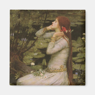 Aimant Ophélie par l'étang par John William Waterhouse