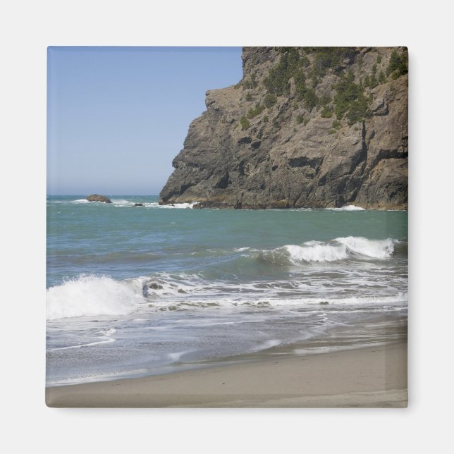 Aimant OR, côte de l'Oregon, plage de Whaleshead, Sud (Devant)