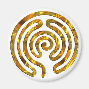 Aimant OR Labyrinthe   faites votre propre arrière - plan