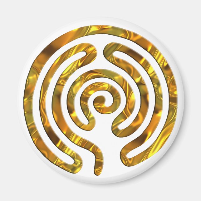 Aimant OR Labyrinthe | faites votre propre arrière - plan (Devant)