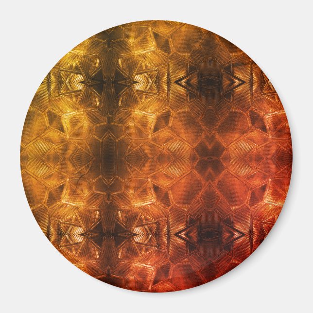 Aimant Or Rouge Sheen Élégant verre texturé Revêtement Ma (Devant)