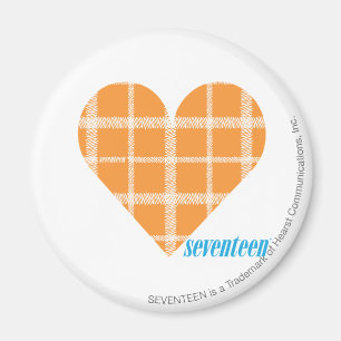 Aimant Orange 4 de plaid