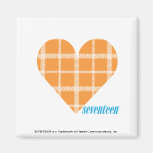 Aimant Orange 4 de plaid