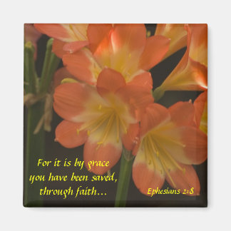 Aimant Orange Amaryllis