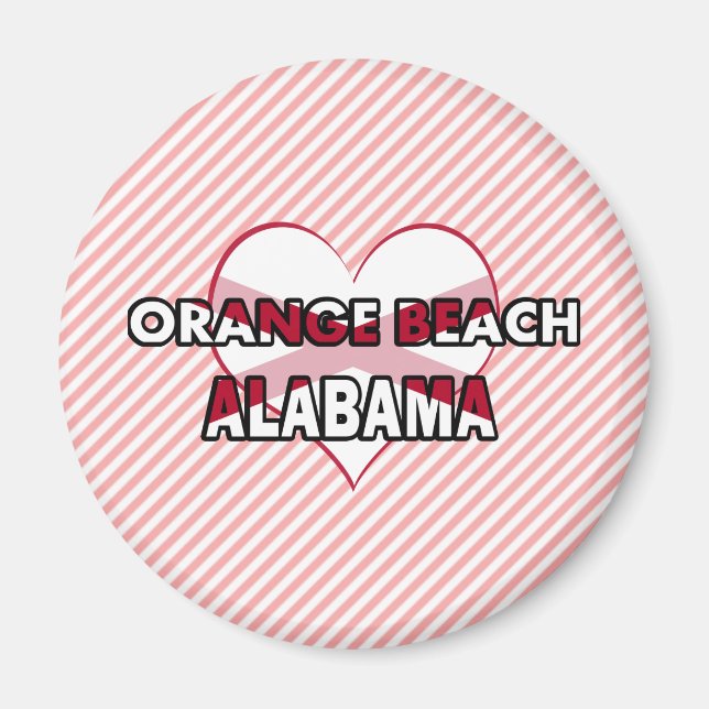 Aimant Orange Beach, Alabama (Devant)