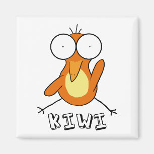 Aimant orange de kiwi