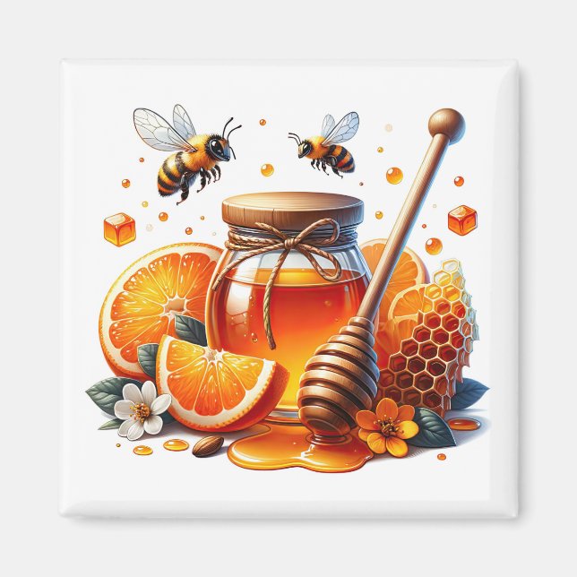 Aimant Orange Honey   (Devant)
