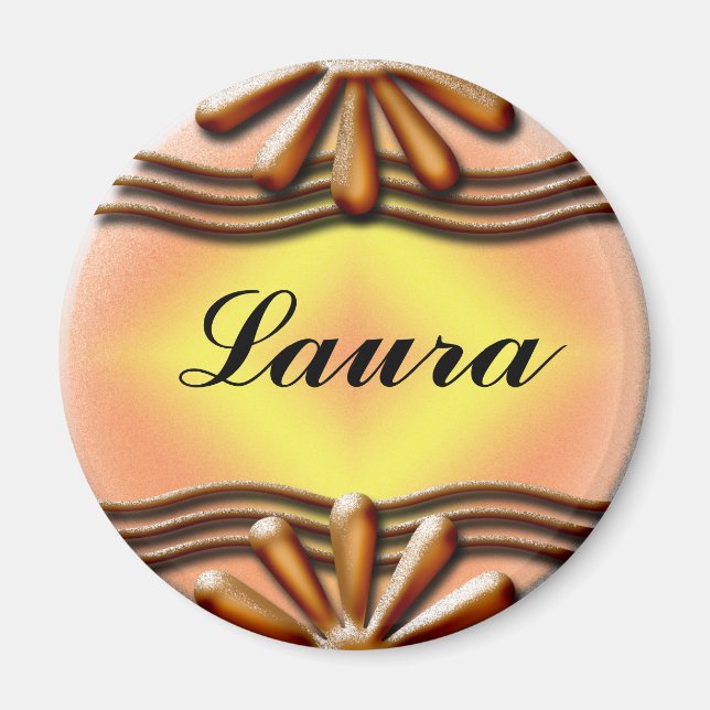 Aimant Orange plaque (Devant)