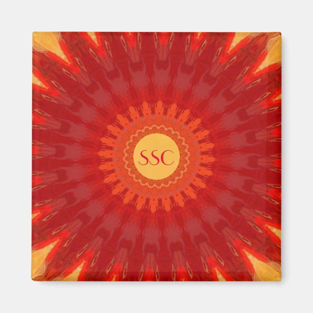 Aimant Orange Starburst (Devant)